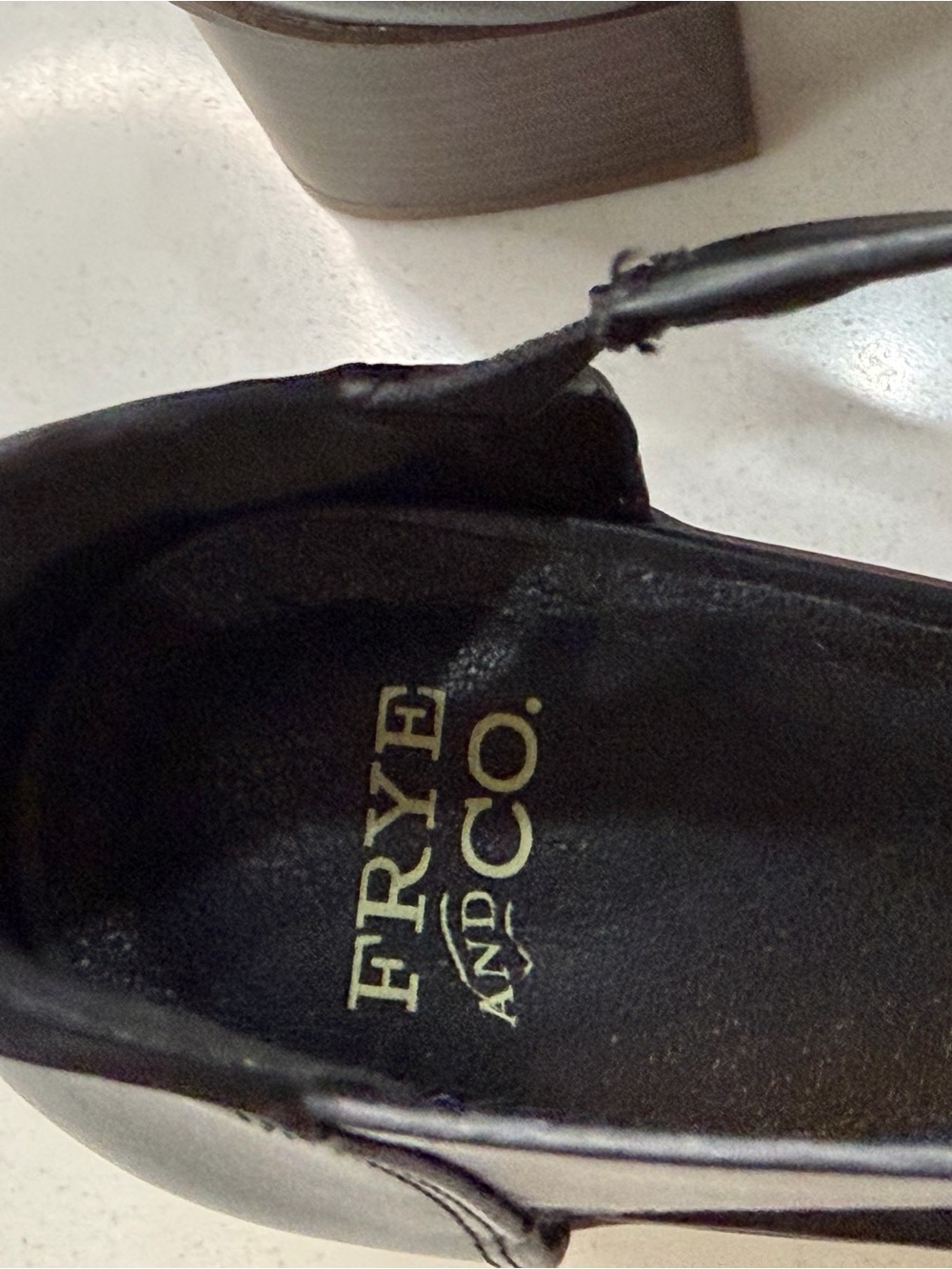Frye & Co Roxy Black Strappy Block Heel Sandals Boho Minimalist, 8 - Picture 5 of 13
